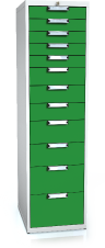 Unterbaublöcke UNI für Werkbänke 1773 x 480 x 600 - 12x Schubladen